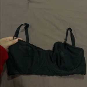 Auden Black Lace Underwire Bra